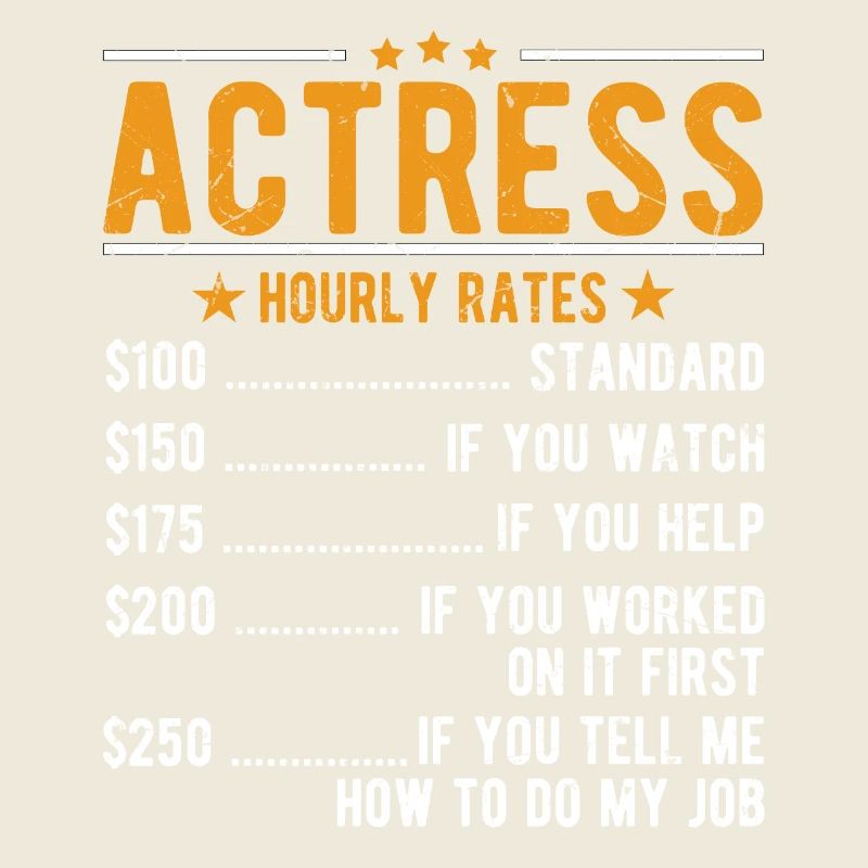Actrice Salaire horaire