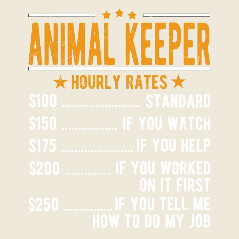 Animal keepersHourly wage