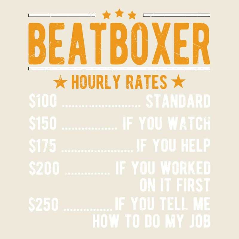 Salaire horaire de beat-boxer