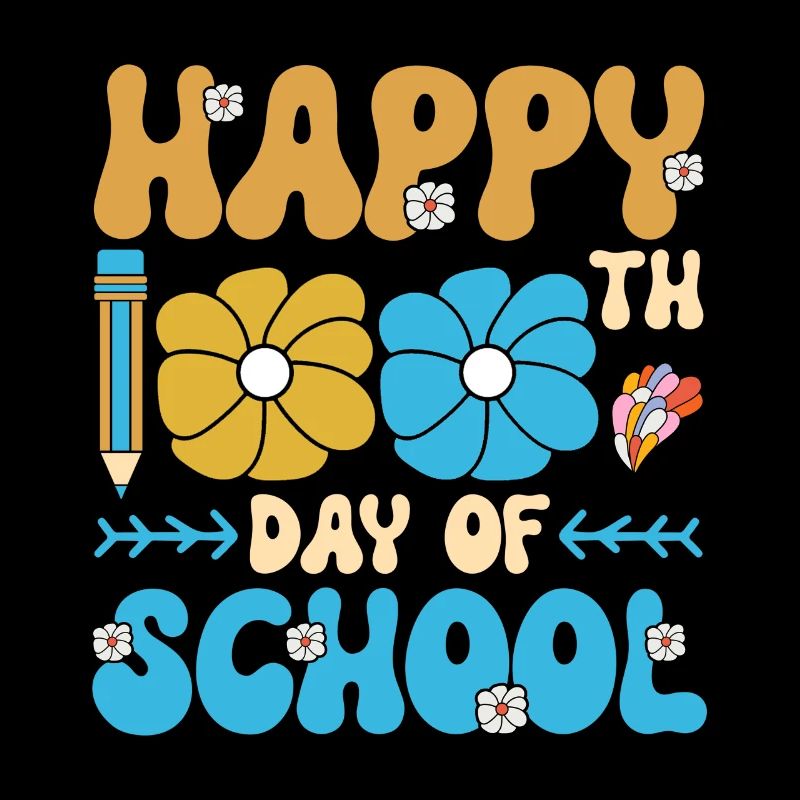 Happy 100. Tag Der Schule Blumen Blumenschmuck