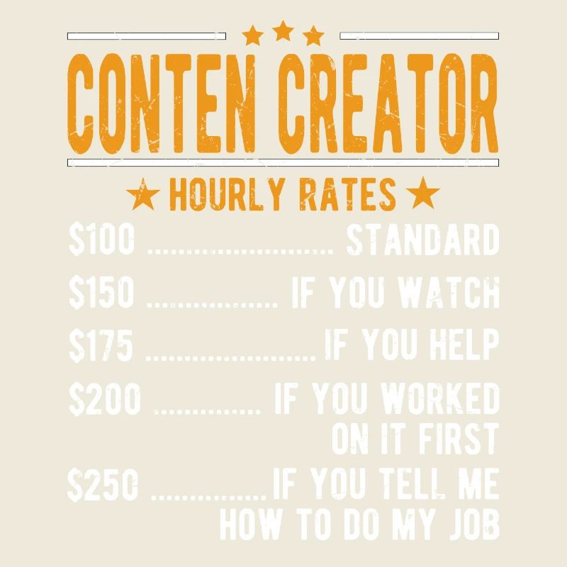 Salaire horaire de Contlen Creator