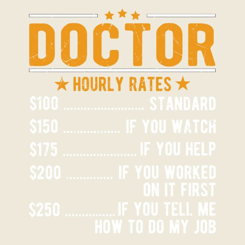 Salaire horaire du médecin