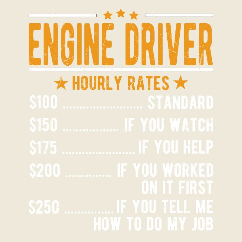 Engine driver hourly wage