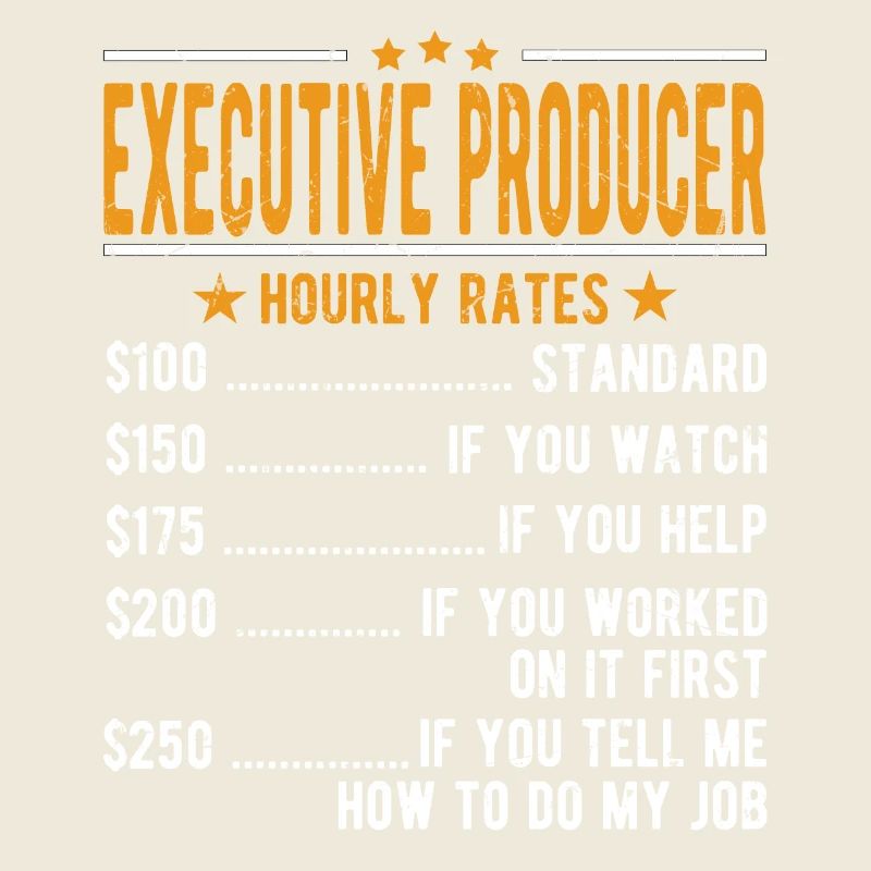 Executive producer Hourly wage