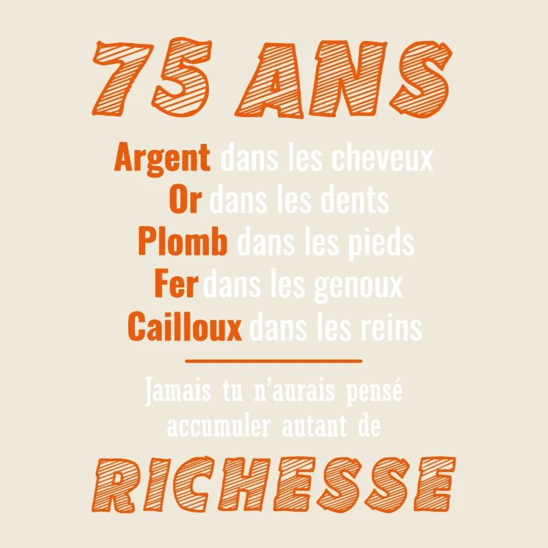 75 Ans Anniversaire Drôle Idée Cadeau