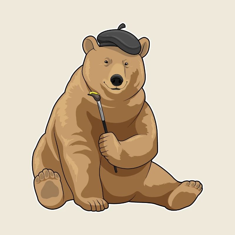 Bear Painter Brush