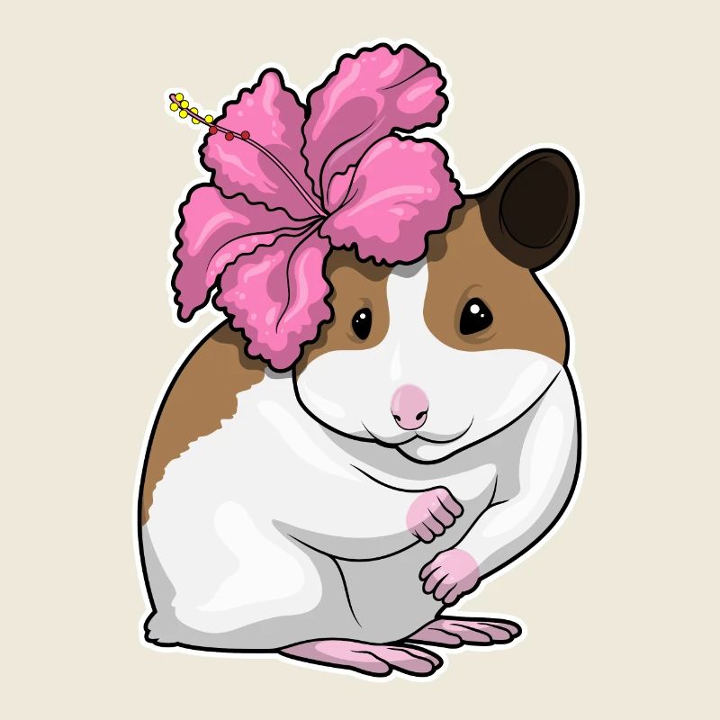 Hamster Hibiskus Blumen