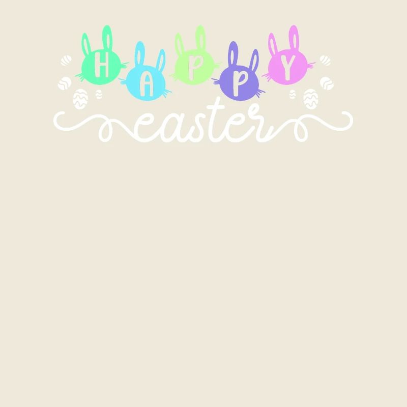 Joyeux Décor d’oeuf de lapin de Pâques Christian