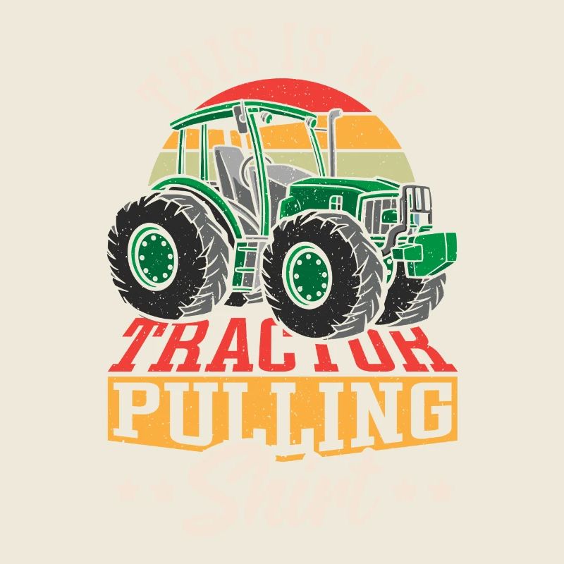 This Is My Tractor Pulling Shirt Tractorpulling