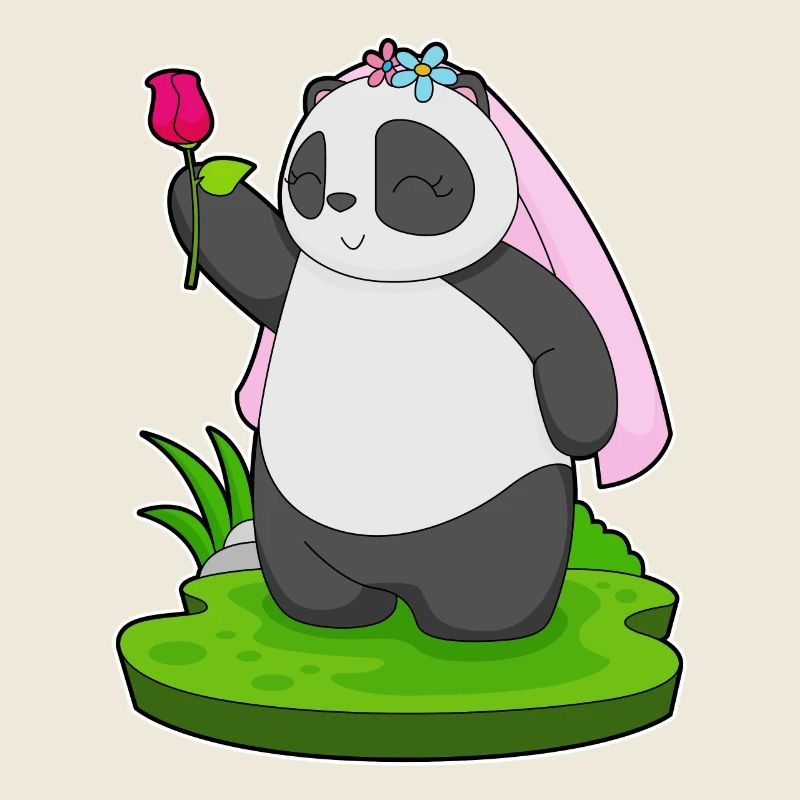 Panda Bride Rose Wedding