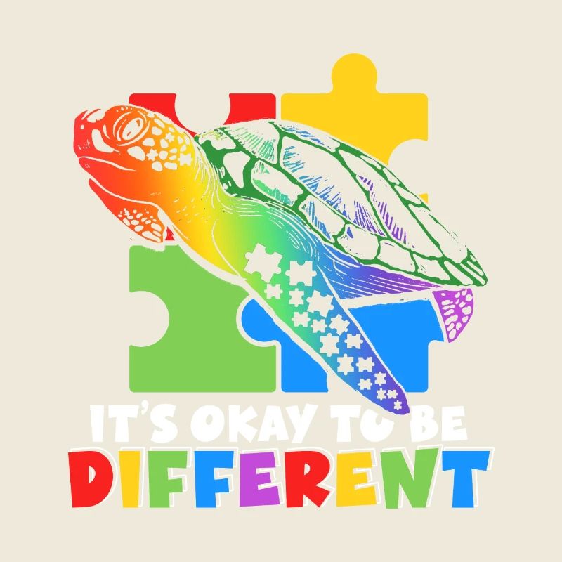 Es Ist Okay, Anders Zu Sein Wildlife Autism