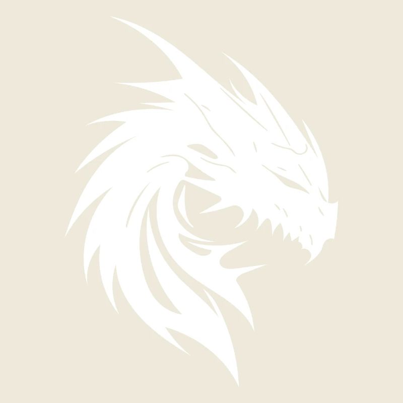 Grim Monster Dragon Tattoo Style
