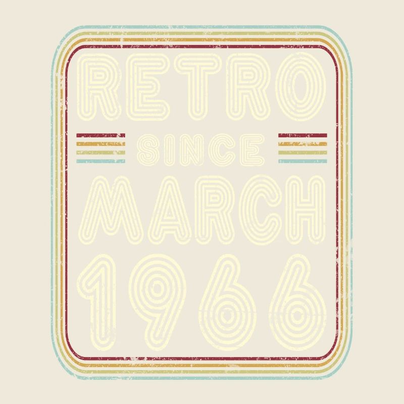 Geburtstag März 1966 Retro Geschenk