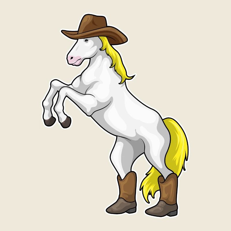 Bottes de cowboy pour chevaux