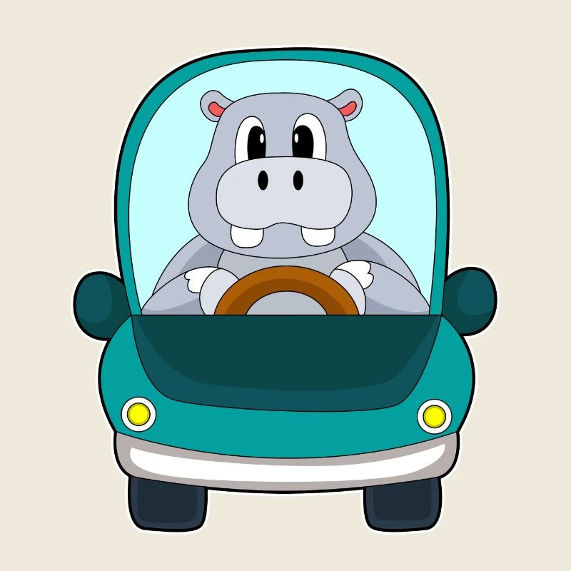 Hippopotamus Car