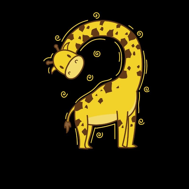 Giraffe mit krummen Hals Zoo Tierpark
