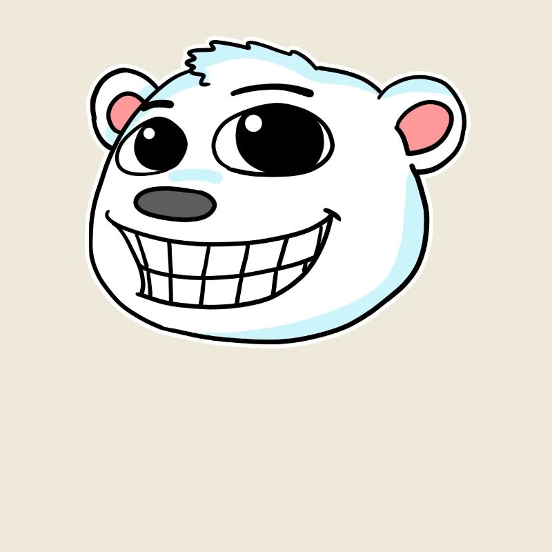 Tête d’ours polaire