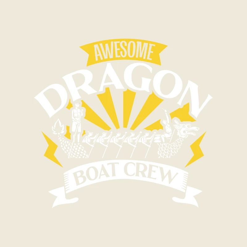 Fantastische Drachenboot Crew