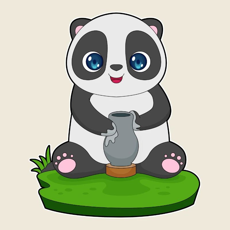 Panda Craftsman Jug