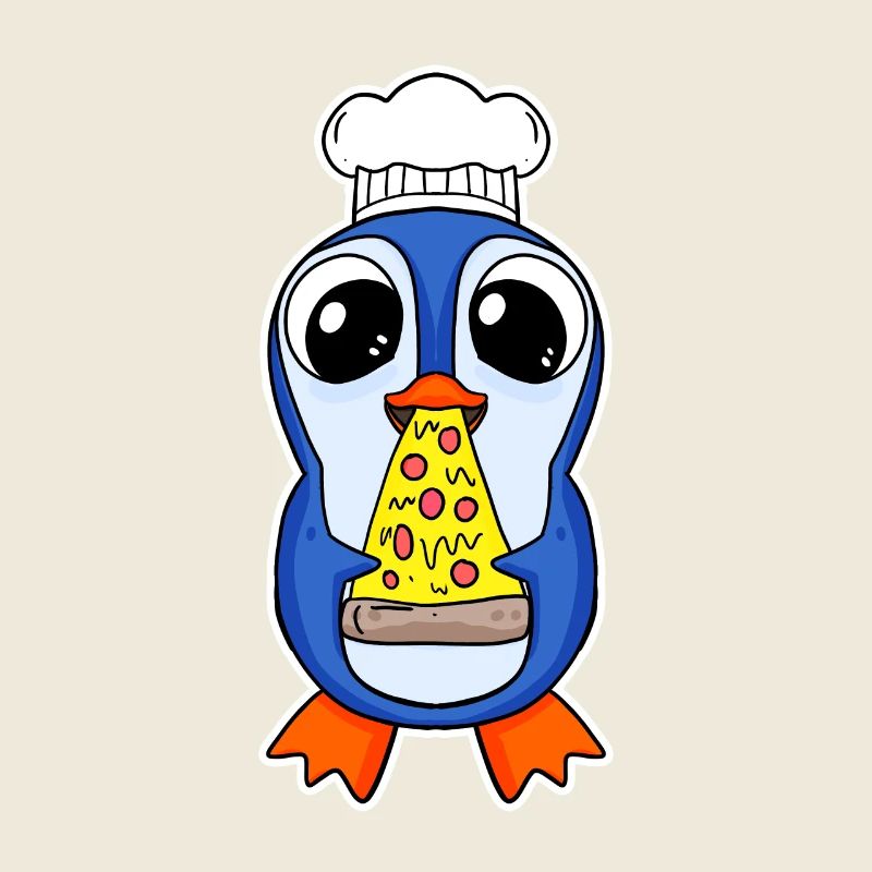 Gourmet Penguin Pizza