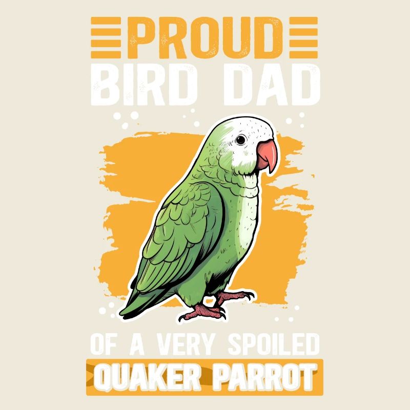 Mönchssittich Papageien Dad Geschenk