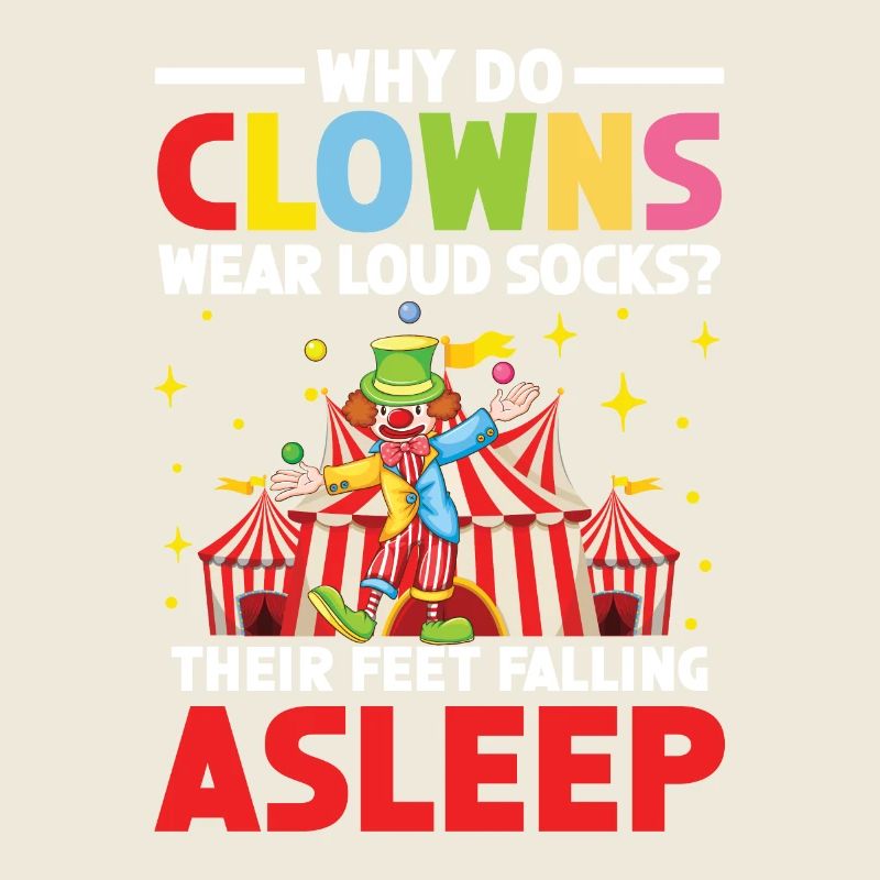 Why Do Clowns Wear Loud Socks Feet Falling Asleep