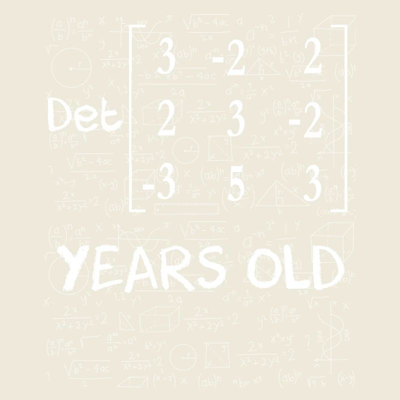 95th birthday 95 years matrix determinant