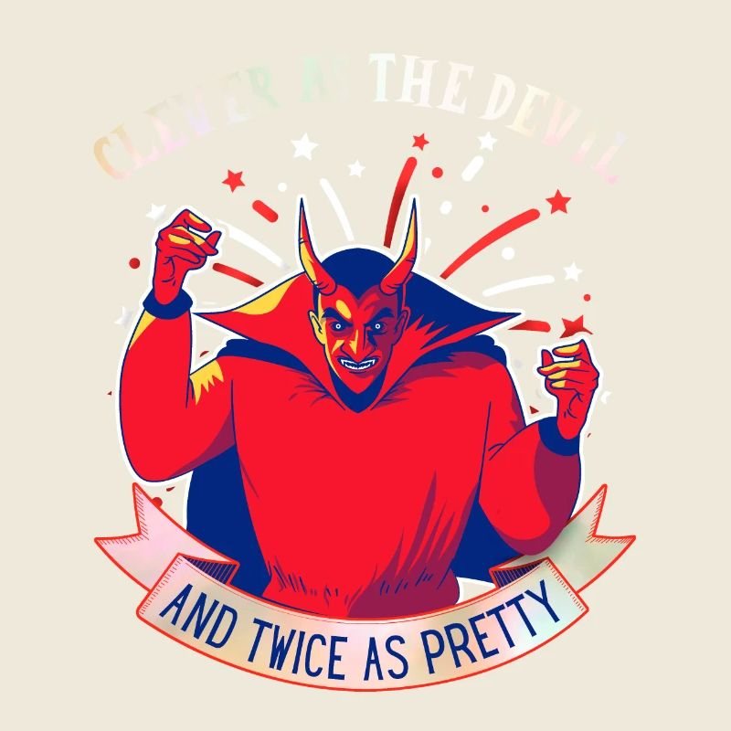 Devil-Devil drôle de dicton, style comique