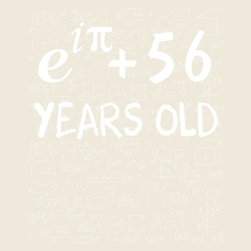 55th birthday 55 years Euler Identity math gift