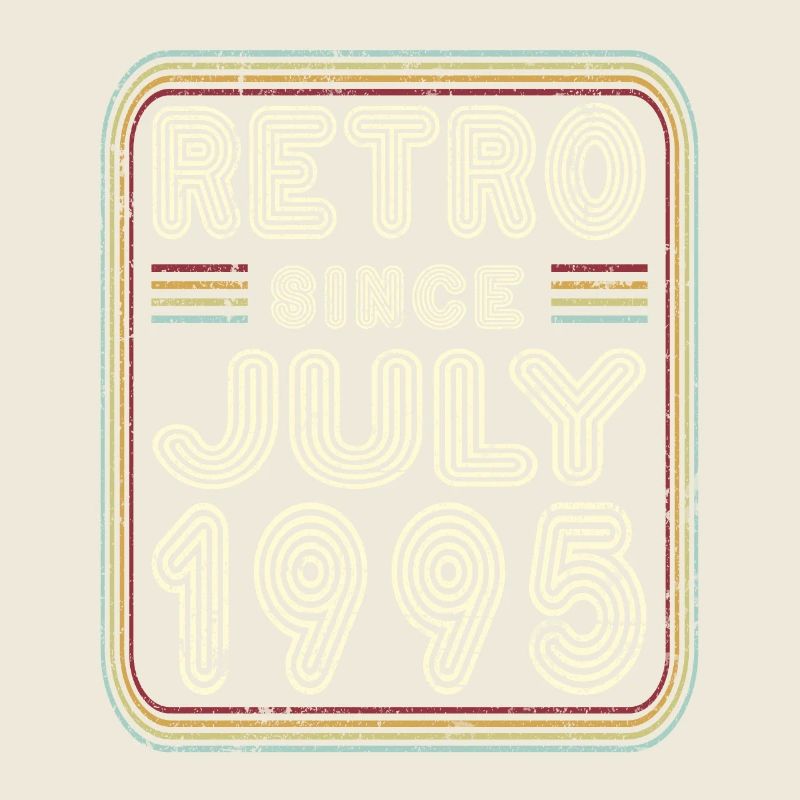 Geburtstag Juli 1995 Retro Geschenk