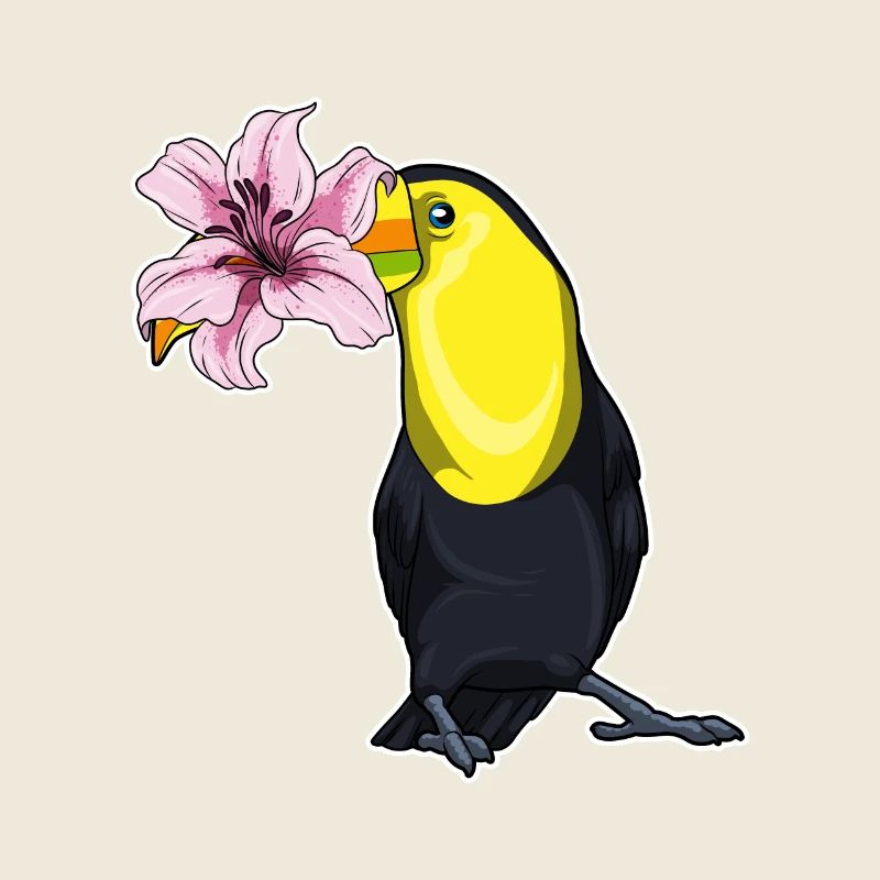 Toucan Fleurs de lys