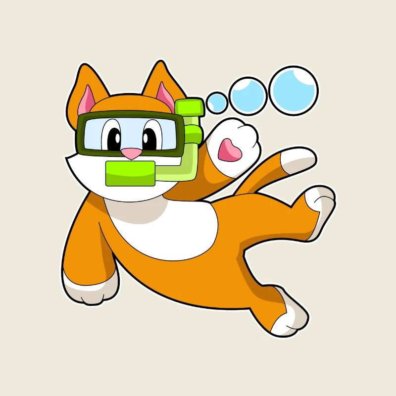 Cat Diver Snorkel