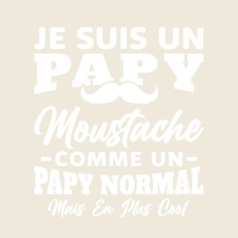 Un papy moustache comme un papy normal
