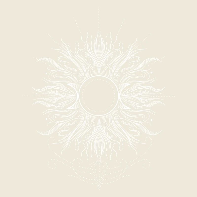 Midsummer Sun with Triple Moon