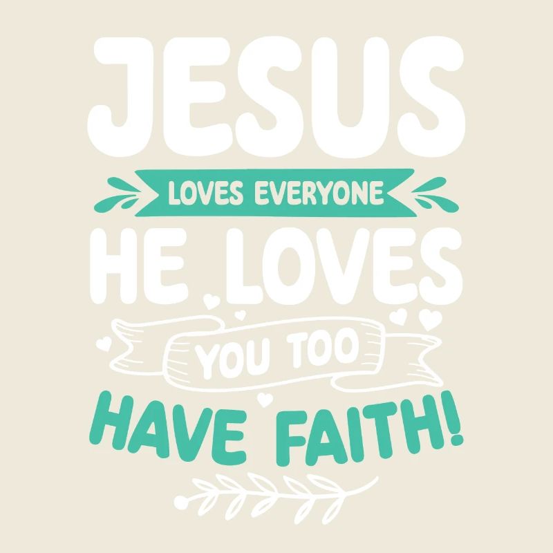 Jésus aime chaque verset biblique Croyez Jésus-Christ