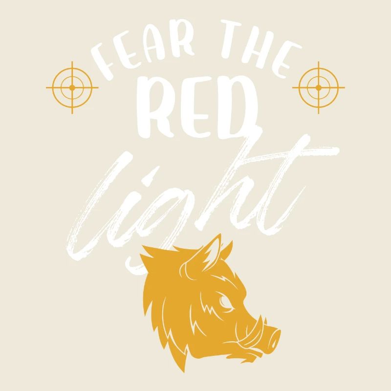 Fear the red light hog hunting