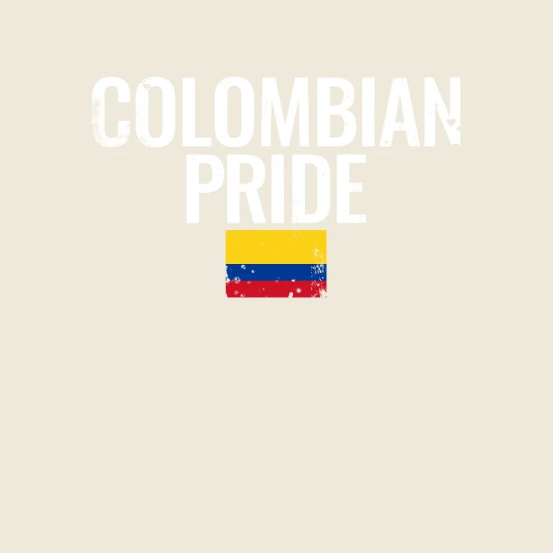 Fierté colombienne Vintage Drapeau de la Colombie