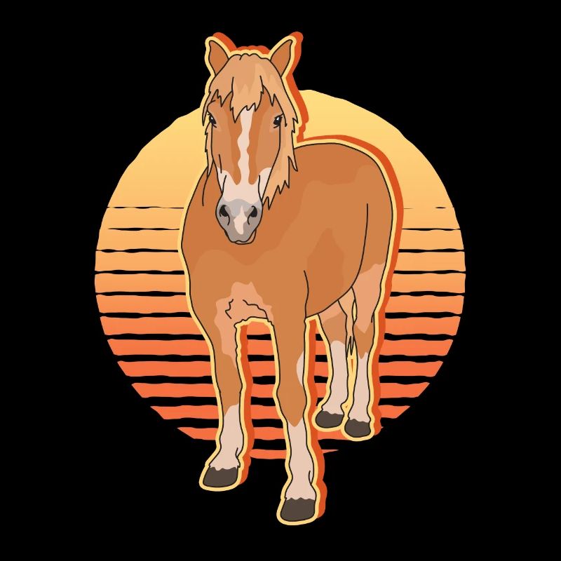 Chevaux Haflinger | Cadeau du propriétaire de chevaux Haffi