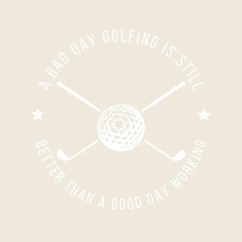 Funny Golfing Work Quote