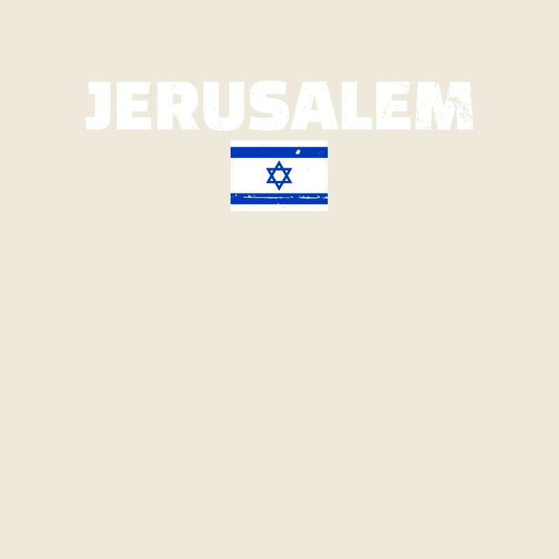 Jérusalem Vintage Israël Drapeau israélien