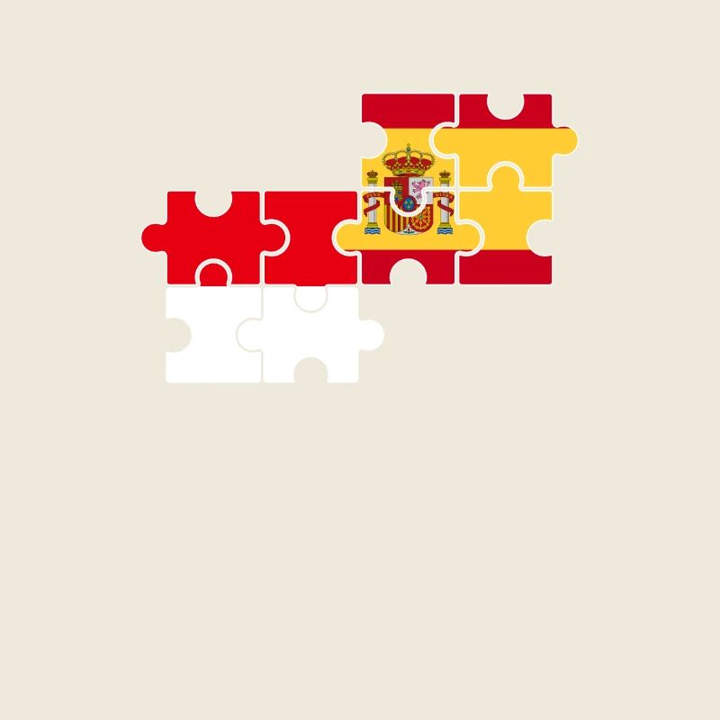 Indonésie Espagne Drapeau Espagnol Indonésien
