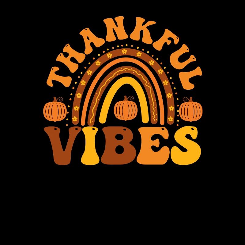 Thanksful Vibes Drôle Dîner de Thanksgiving