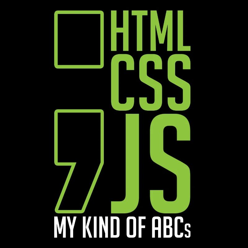web developer gift html css js my kind of