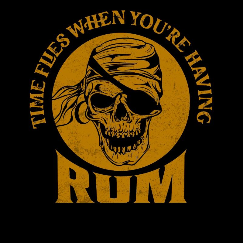 Time Flies When You're Having Rum Alcohol Drinking