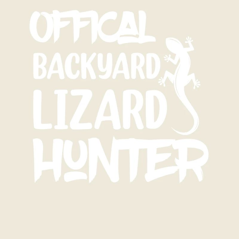 Officiel Backyard Lizard Hunter Lizard Lover Reptile