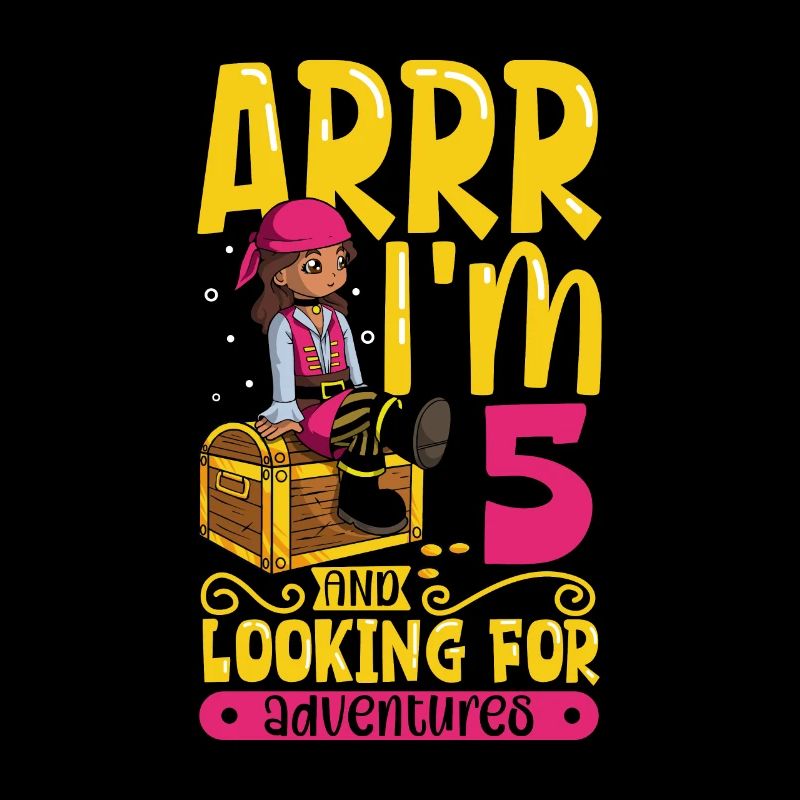 Ich bin 5 - Mädchen Pirat