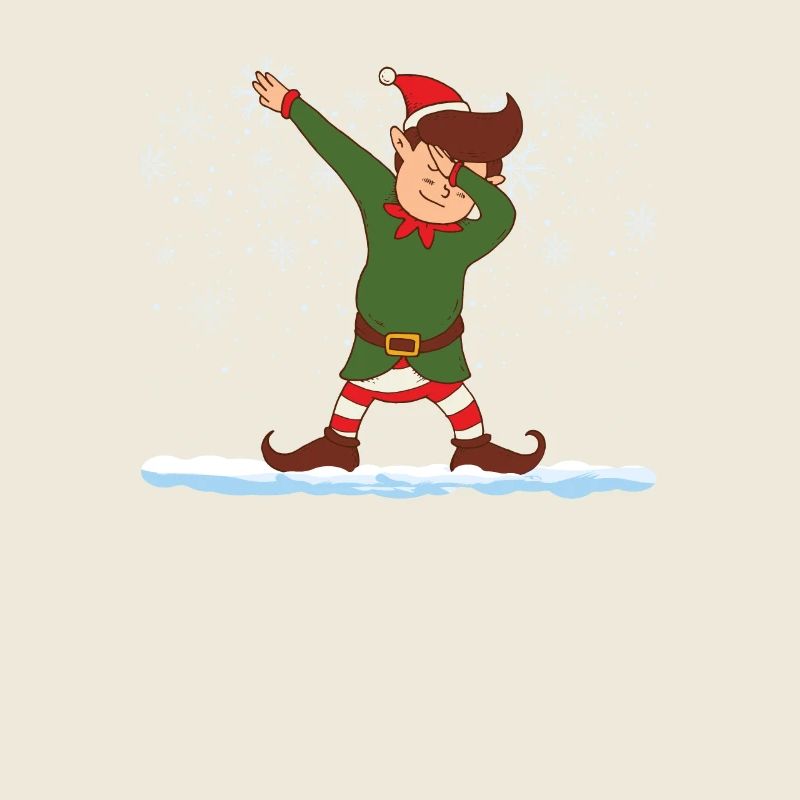 Weihnachten Dabbing Elf Squad Xmas Familie