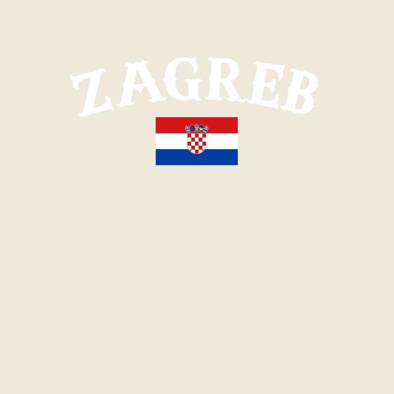 Zagreb Croatie Drapeau croate Croate