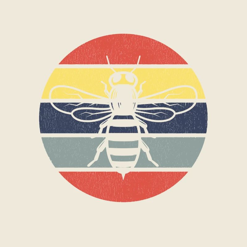 Retro Bees Beekeeper Retro Bees