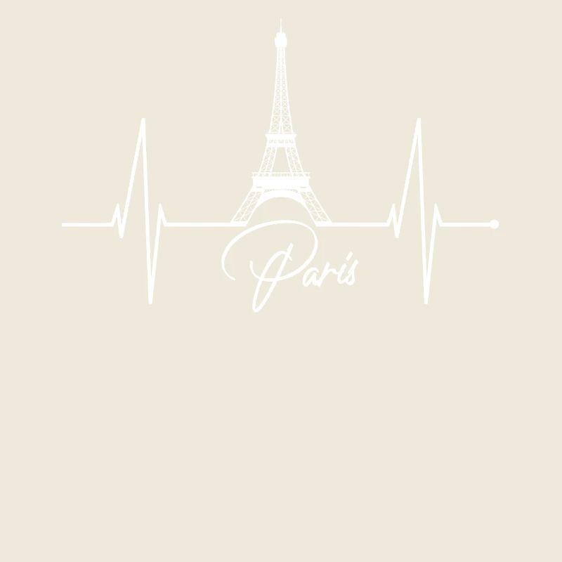 Paris Skyline Herzschlag Eiffelturm Frankreich